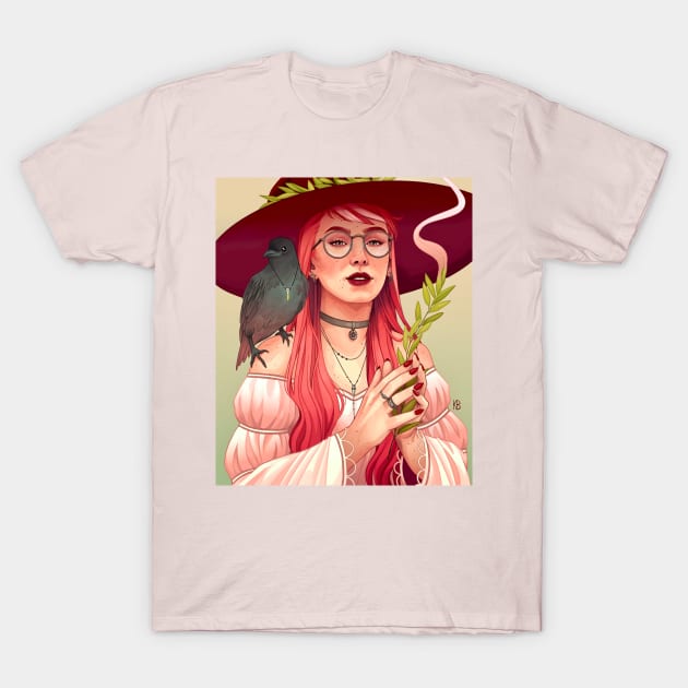 Herb Witch T-Shirt by Karothekreator